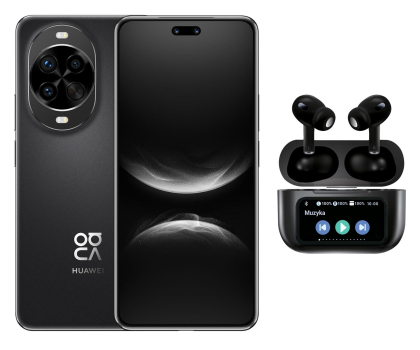Smartfon Huawei nova 14 Pro 12/512GB Black 120Hz + Smart Buds Pro